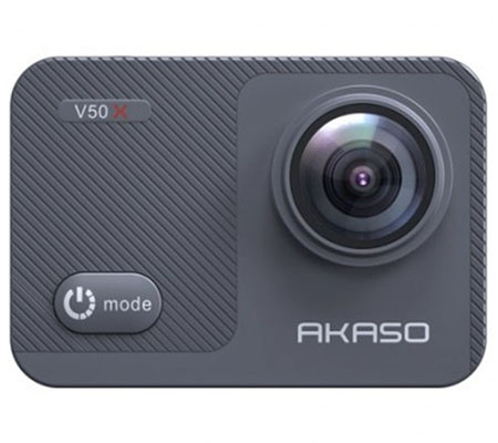 Akaso V50 X Action Camera New Version +  External Mic Type-C + Suneast MicroSD 64GB