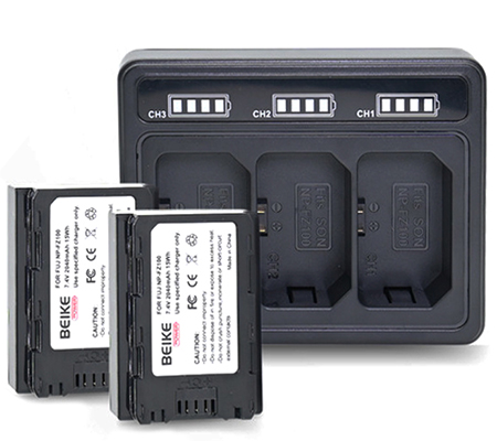 Beike Power NP-FZ100 Dual Battery + Charger for Sony Camera