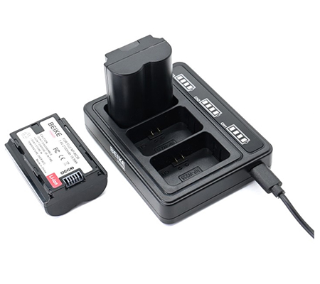 Beike Power NP-W235 Dual Battery + Charger for Fujifilm Camera