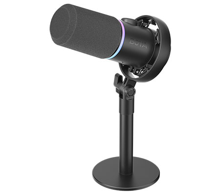 Boya CastMic S60D Desktop Stand USB & XLR RGB Dynamic Microphone