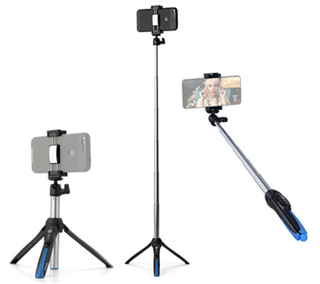 Benro BK15 Mini Tripod & Selfie Stick for Smartphone