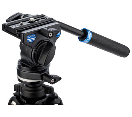 Benro Slim Video Kit Aluminium Tripod Fluid Pan Head TSL08AS2CSH