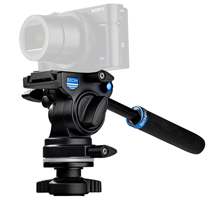 Benro Slim Video Kit Aluminium Tripod Fluid Pan Head TSL08AS2CSH