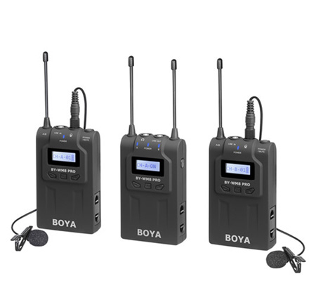 Boya BY-WM8 Pro K2 Dual Channel UHF Wireless Microphone System