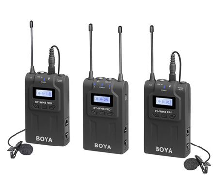 Boya BY-WM8 Pro K2 Dual Channel UHF Wireless Microphone System