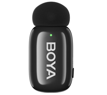 Boya Mini 1RX USB-C + 1RX Lightning Port + 2TX Wireless Microphone Black
