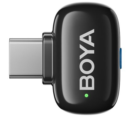 Boya Mini 1RX USB-C + 1RX Lightning Port + 2TX Wireless Microphone Black