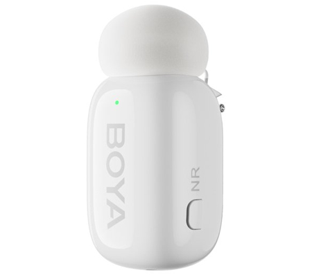 Boya Mini 1RX USB-C + 1RX Lightning Port + 2TX Wireless Microphone White