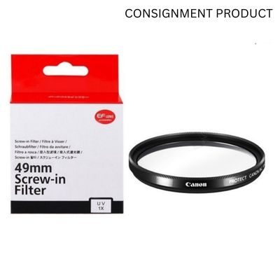 :::USED::: CANON 49MM PROTECTOR SCREW IN FILTER - CONSIGNMENT