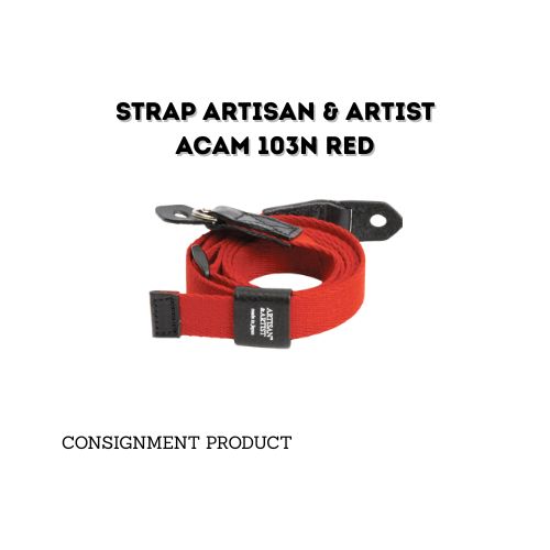 ::: USED ::: STRAP ARTISAN & ARTIST ACAM 103N RED - CONSIGNMENT