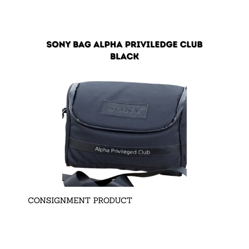 ::: USED ::: SONY BAG ALPHA PRIVILEDGE CLUB BLACK - CONSIGNMENT