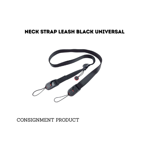 ::: USED ::: NECK STRAP LEASH BLACK - CONSIGNMENT