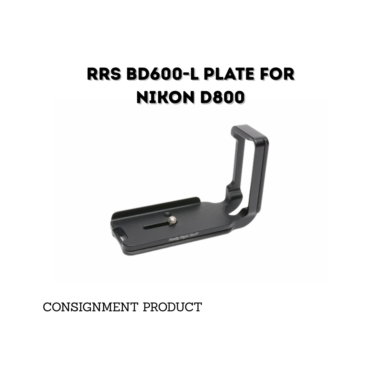 ::: USED ::: RRS BD600 L-PLATE FOR D800- CONSIGNMENT