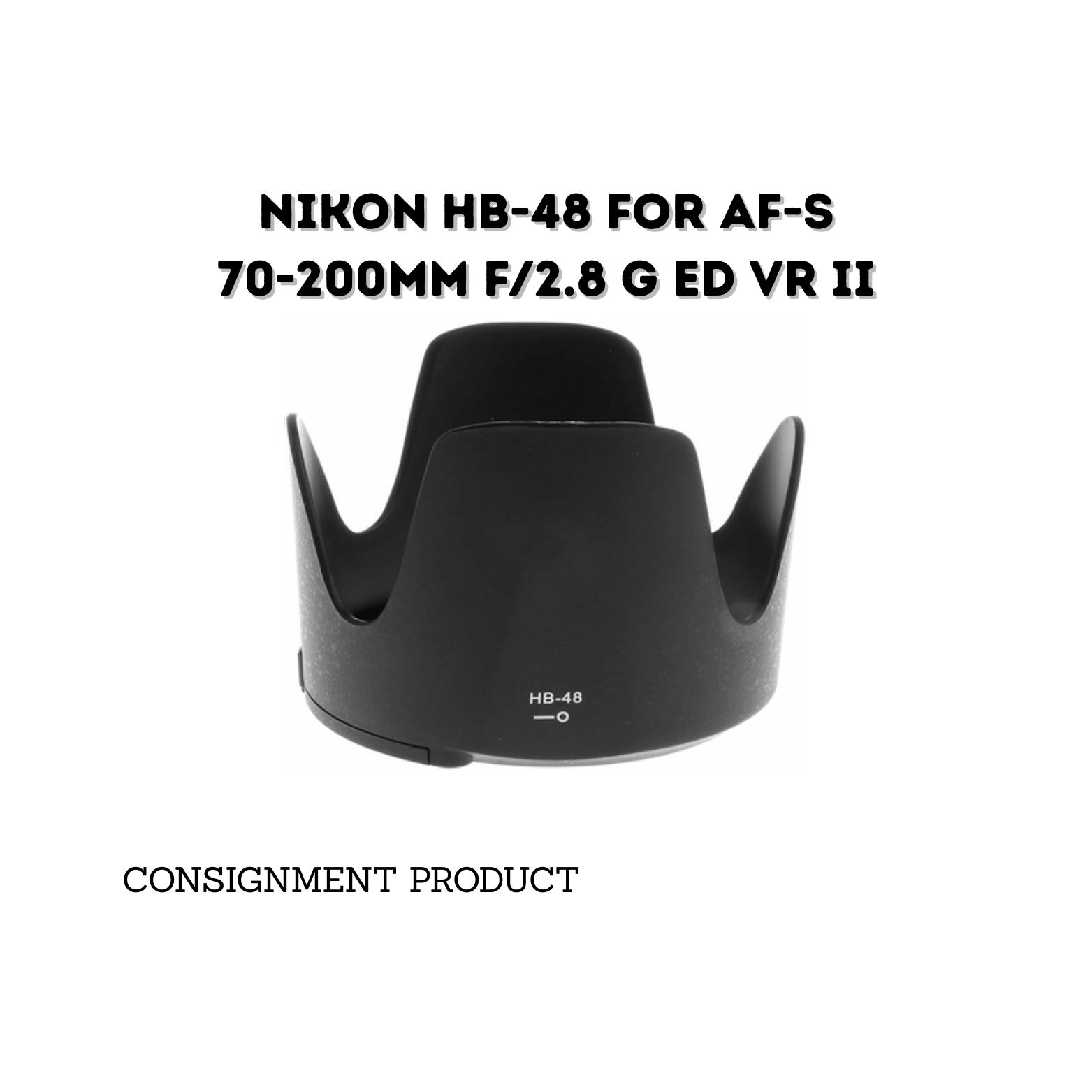 ::: USED ::: NIKON HB-48 LENSHOOD FOR AF-S 70-200MM - CONSIGNMENT
