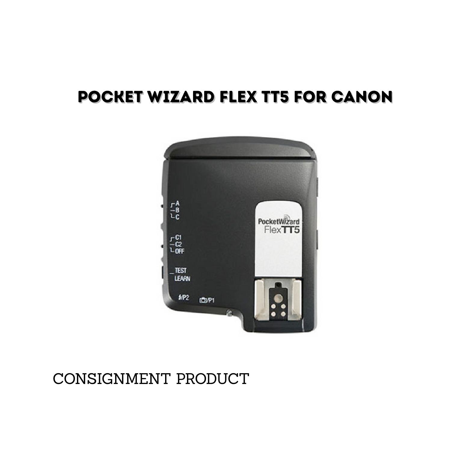 ::: USED ::: POCKETWIZARD FLEX TT5 FOR CANON - CONSIGNMENT