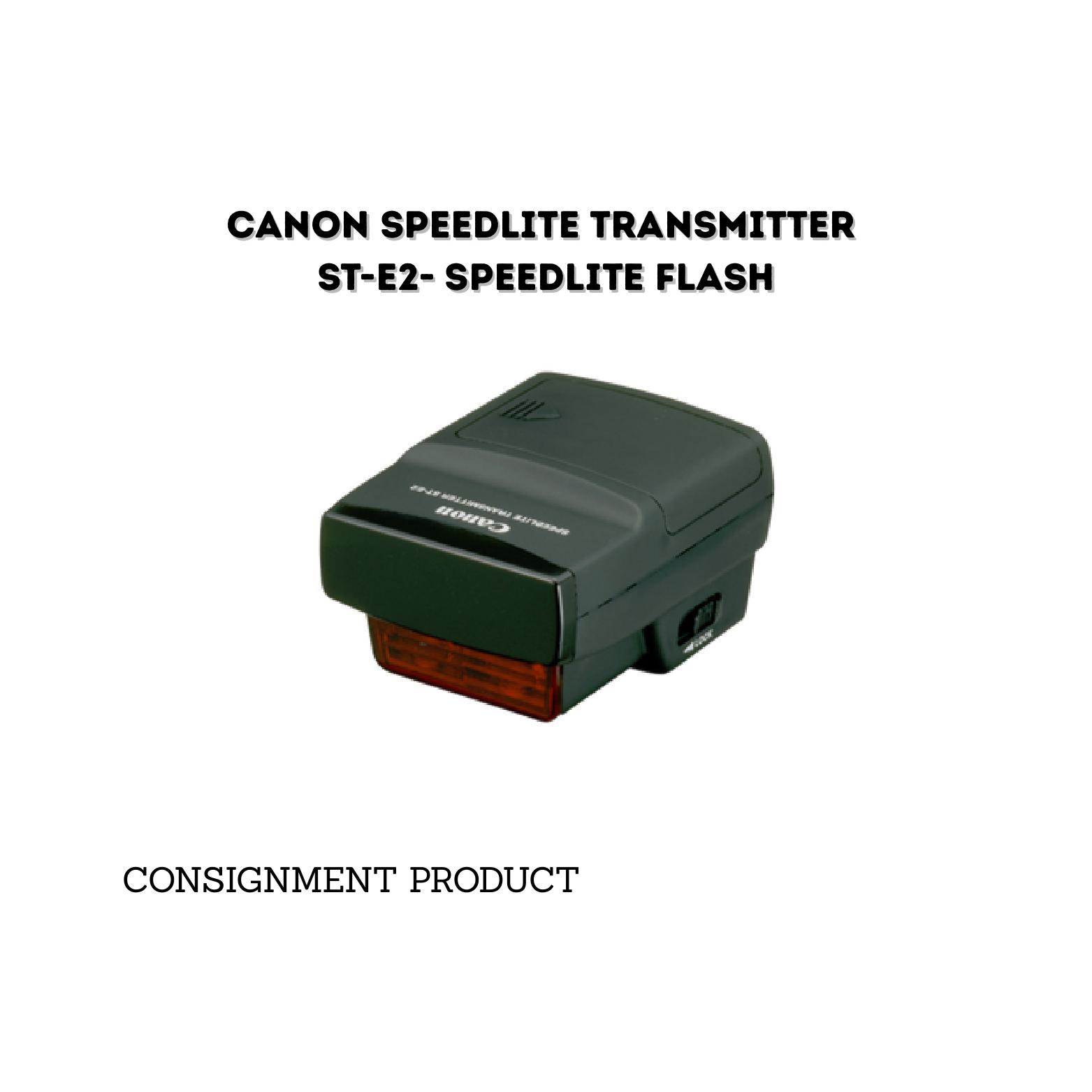 ::: USED ::: CANON SPEEDLITE TRANSMITTER ST-E2 SPEEDLITE FLASH - CONSIGNMENT