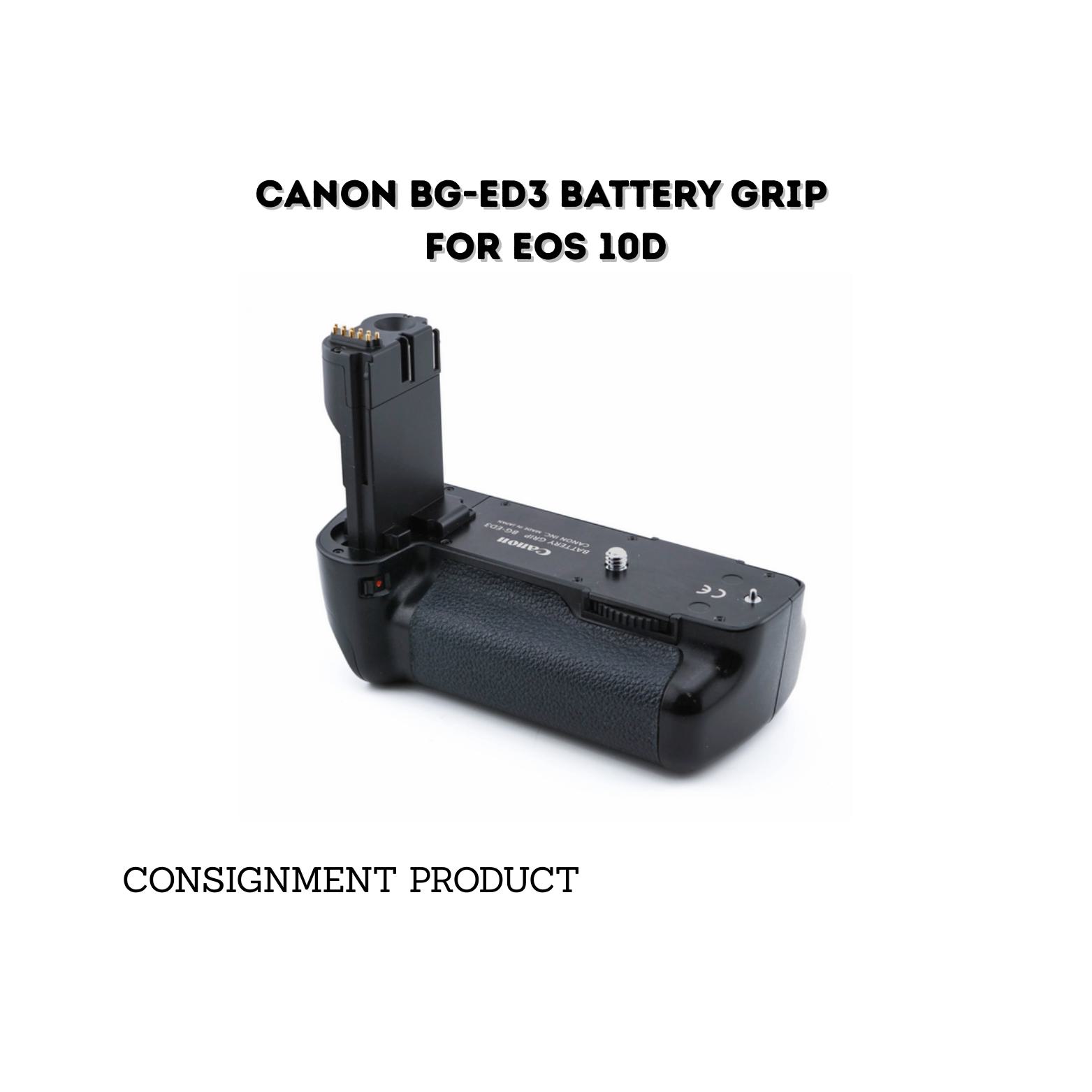 ::: USED ::: CANON BG-ED3 BATTERY GRIP FOR EOS 10D - CONSIGNMENT