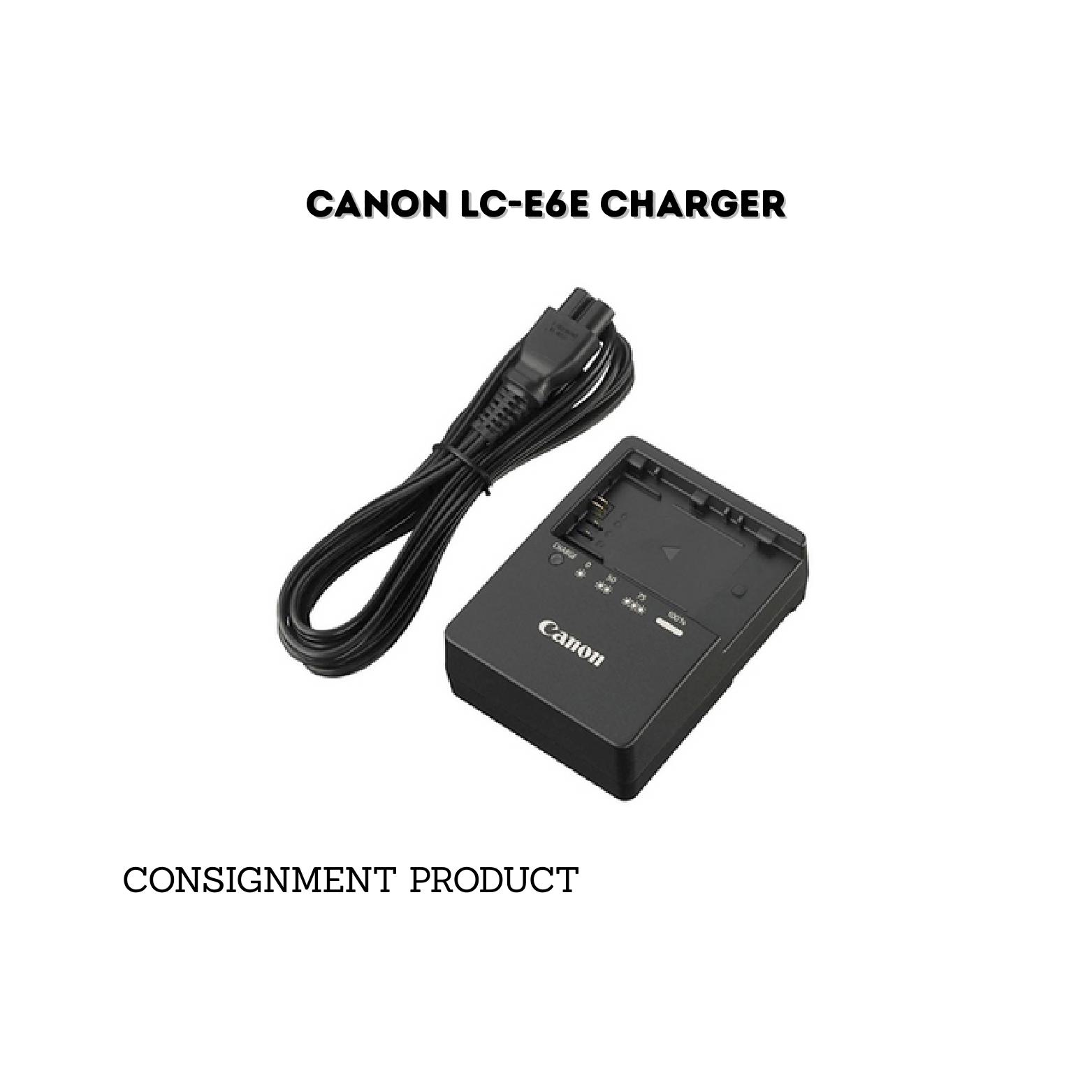 ::: USED ::: CANON LC-E6E BATTERY CHARGER - CONSIGNMENT