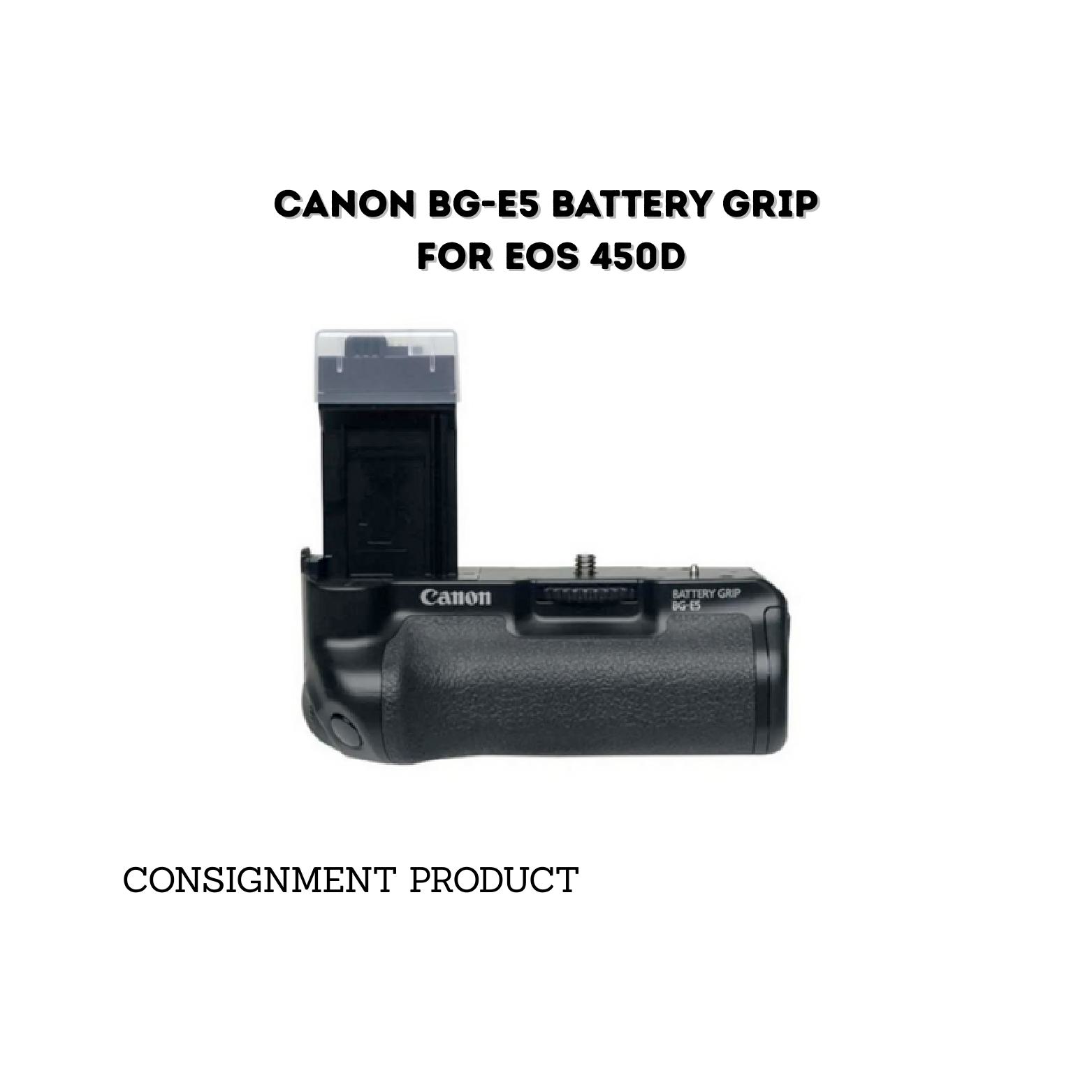 ::: USED ::: CANON BG-E5 BATTERY GRIP FOR EOS 450D - CONSIGNMENT