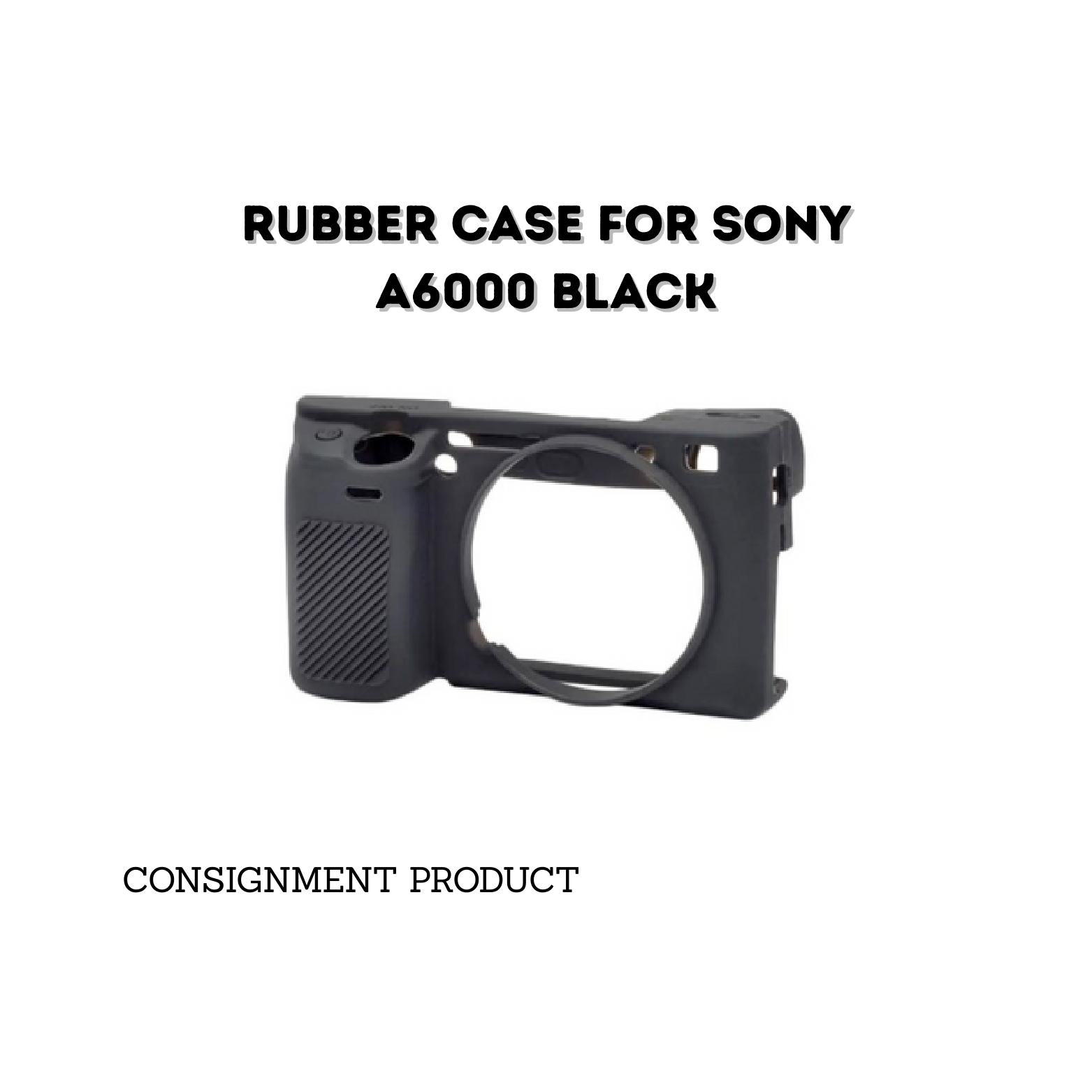 ::: USED ::: RUBBER CASE BLACK FOR SONY A6000  - CONSIGNMENT