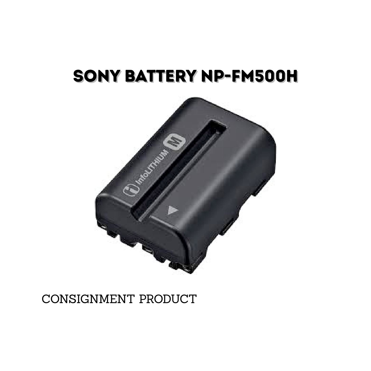 ::: USED ::: SONY BATTERY NP-FM500H - CONSIGNMENT