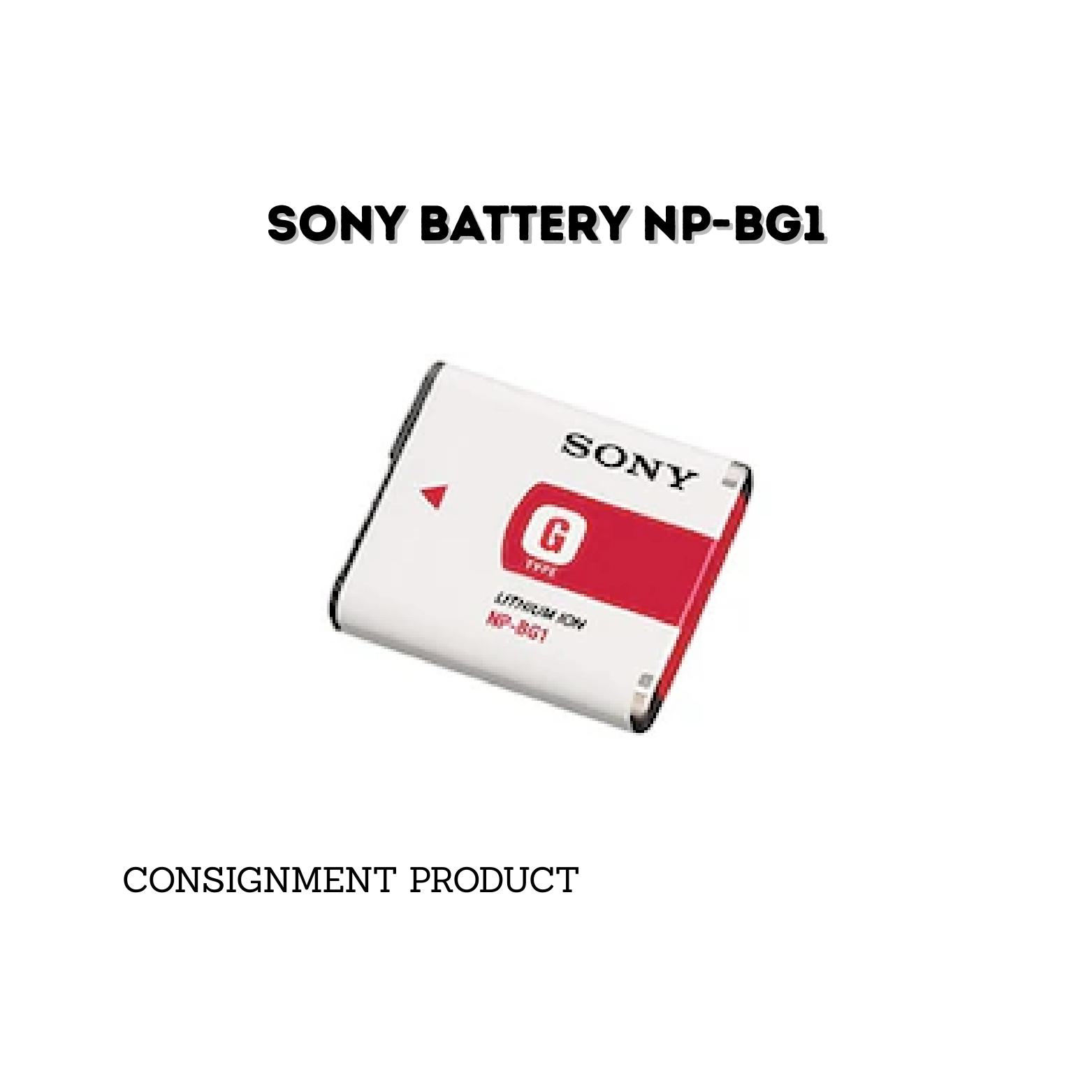::: USED ::: SONY BATTERY NP-BG1 - CONSIGNMENT