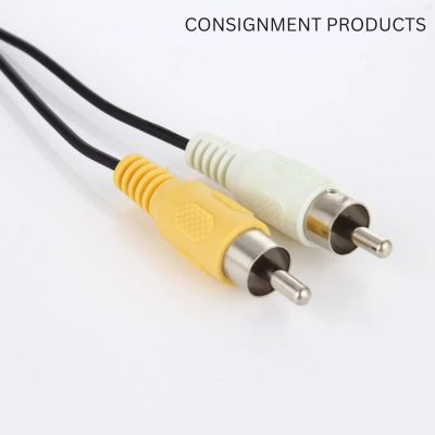 :::USED::: RCA CABLE TO 3.5mm WHITE YELLOW - CONSIGNMENT