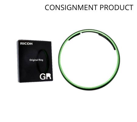 ::: USED ::: RICOH ORIGINAL RING CAP GREEN FOR GR (EXMINT) - CONSIGNMENT