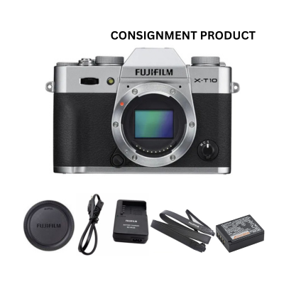 ::: USED ::: FUJIFILM X-T10 BODY SILVER (VG-865) - CONSIGNMENT