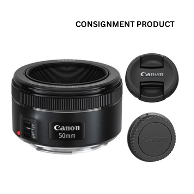 :::USED::: CANON EF 50MM F/1.8 STM (MINT-564) - CONSIGNMENT