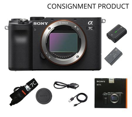 ::: USED ::: SONY A7C BODY BLACK (EXMINT-513) - CONSIGNMENT