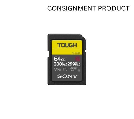::: USEDE ::: Sony SDXC 64GB SF-G Tough Series UHS-II - Consignment