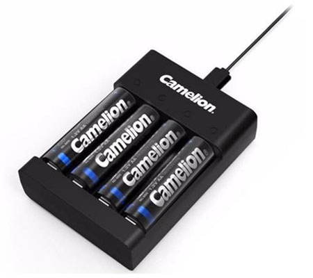 Camelion Pro Fast Charger + Battery AA 2500mAh BP4
