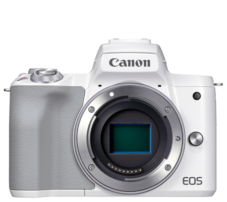 Canon EOS M50 Mark II Body Mirrorless Camera White