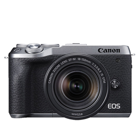 Canon EOS M6 Mark II kit 18-150 IS STM Mirrorless Camera Silver
