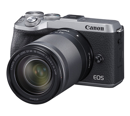 Canon EOS M6 Mark II kit 18-150 IS STM Mirrorless Camera Silver