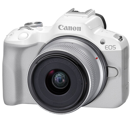 Canon EOS R50 kit 18-45mm Mirrorless Camera White