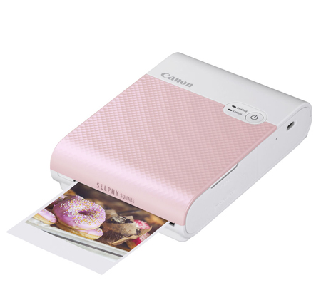 Canon Selphy Square QX10 Compact Photo Printer Pink