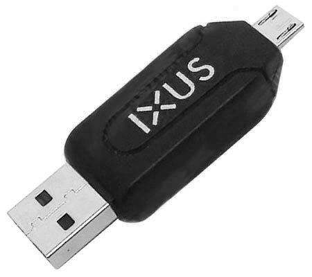 Card Reader IXUS OTG Micro USB Black