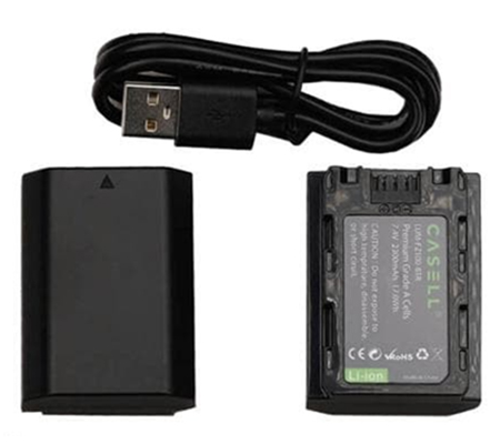 Casell Battery NP-FZ100 + Charger For Sony A7 III / A7R III / A7RIV / A9 / A9II
