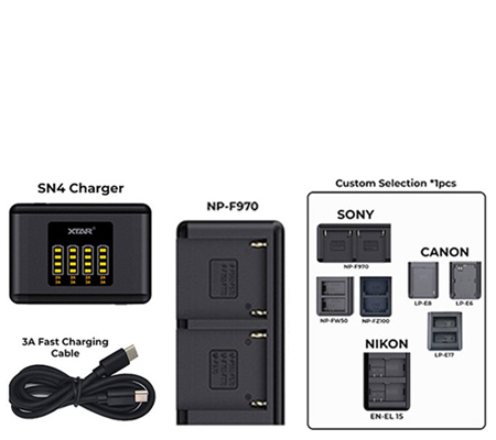 XTAR SN4 Boom Multi Charging Dock Camera Kit A