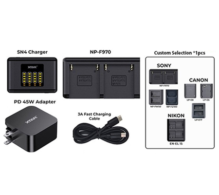 XTAR SN4 Boom Multi Charging Dock Camera Kit B