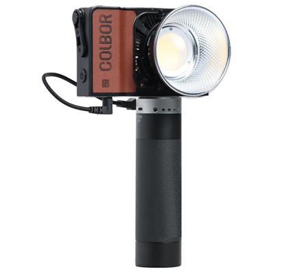 Colbor W60 Portable Bi-Color LED + Colbor PG99 Power Grip