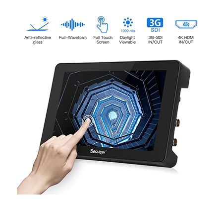 Desview R7SII 7Inch On Camera Touch Monitor with 4K HDMI 3G-SDI