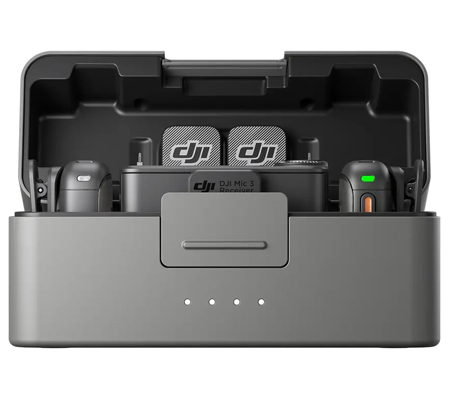 DJI Mic 3 TX + TX + RX Wireless Microphone System for Camera & Smartphone
