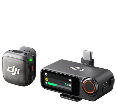 DJI Mic 3 TX +  RX Wireless Microphone System for Camera & Smartphone