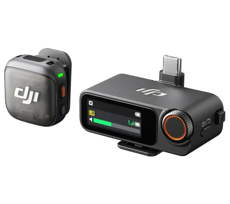 DJI Mic 3 TX +  RX Wireless Microphone System for Camera & Smartphone