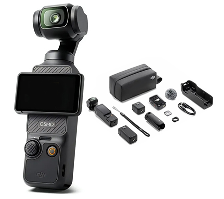 DJI Osmo Pocket 3 is a 1″ CMOS compact gimbal camera