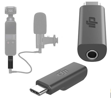 DJI Osmo Pocket USB-C to 3.5mm Mic Adapter