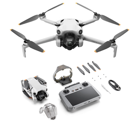 DJI Mini 4 Pro Drone Camera with RC 2 Remote Controller